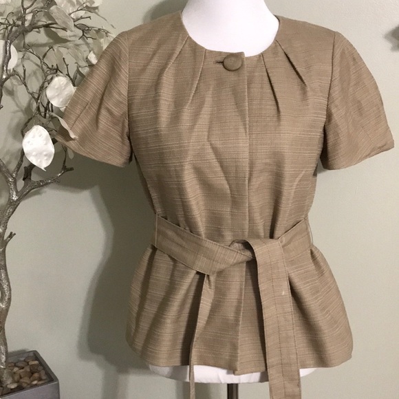 J. Crew Jackets & Blazers - J. CREW TAN COTTON JACKET